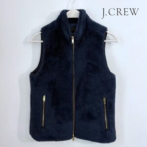 J. Crew Excursion Plush Faux Fur Vest